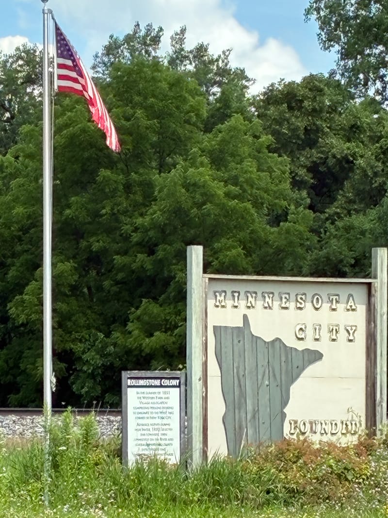 Minnesota City Sign