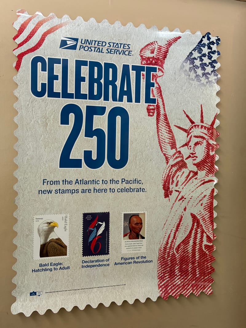 Post Office America 250th