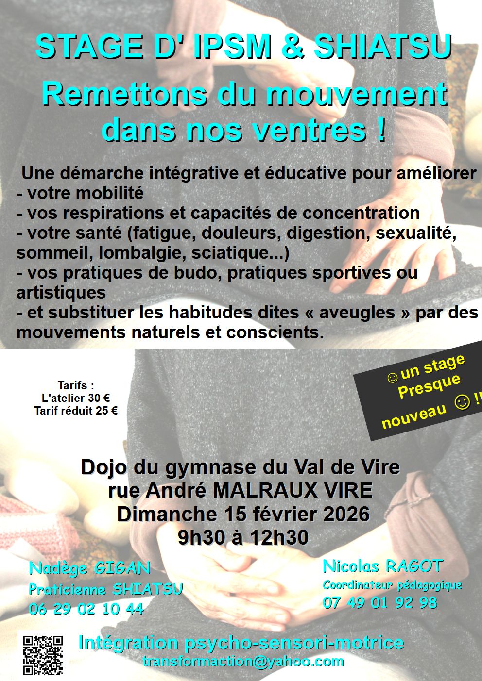 IPSM et shiatsu 15 février 2026