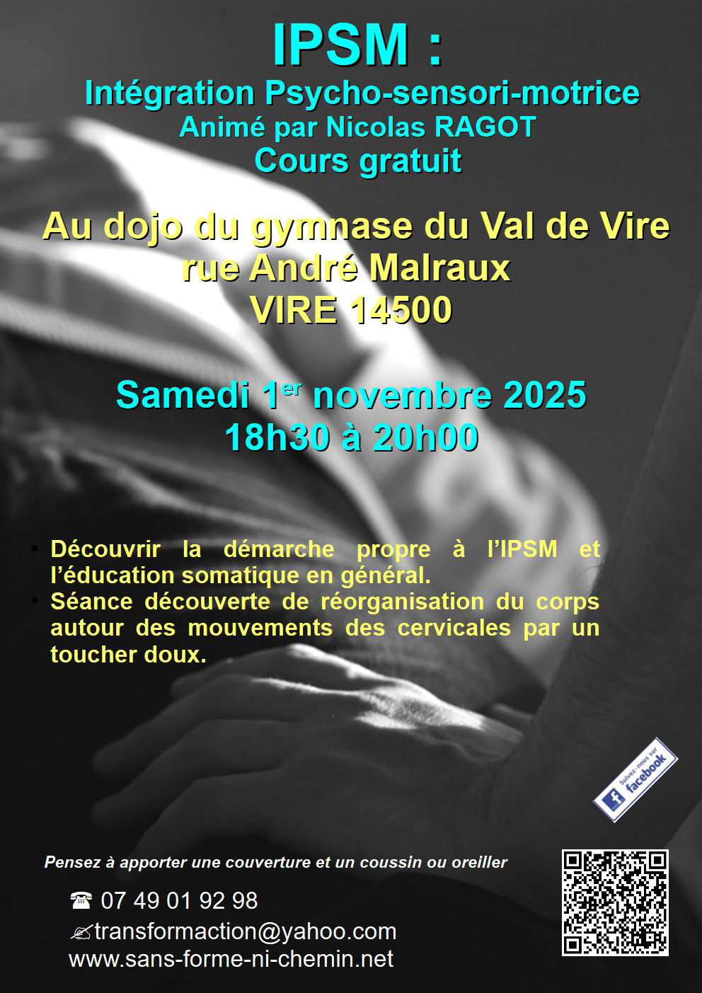 IPSM - douleurs et limitation de mouvements, stages et cours exceptionnels