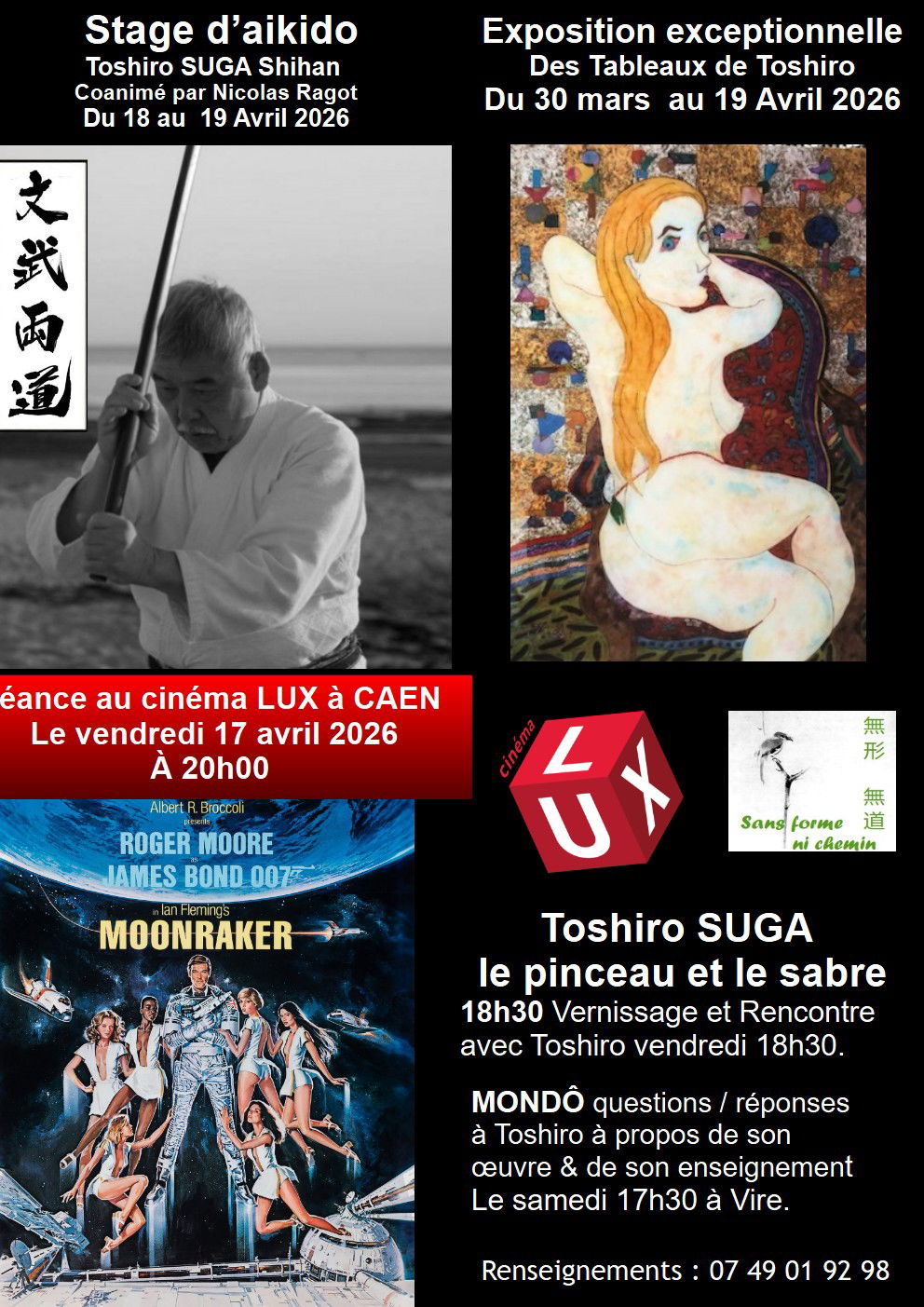 Stage BUNBU RYODO, aikidô avec Toshiro Suga Shihan