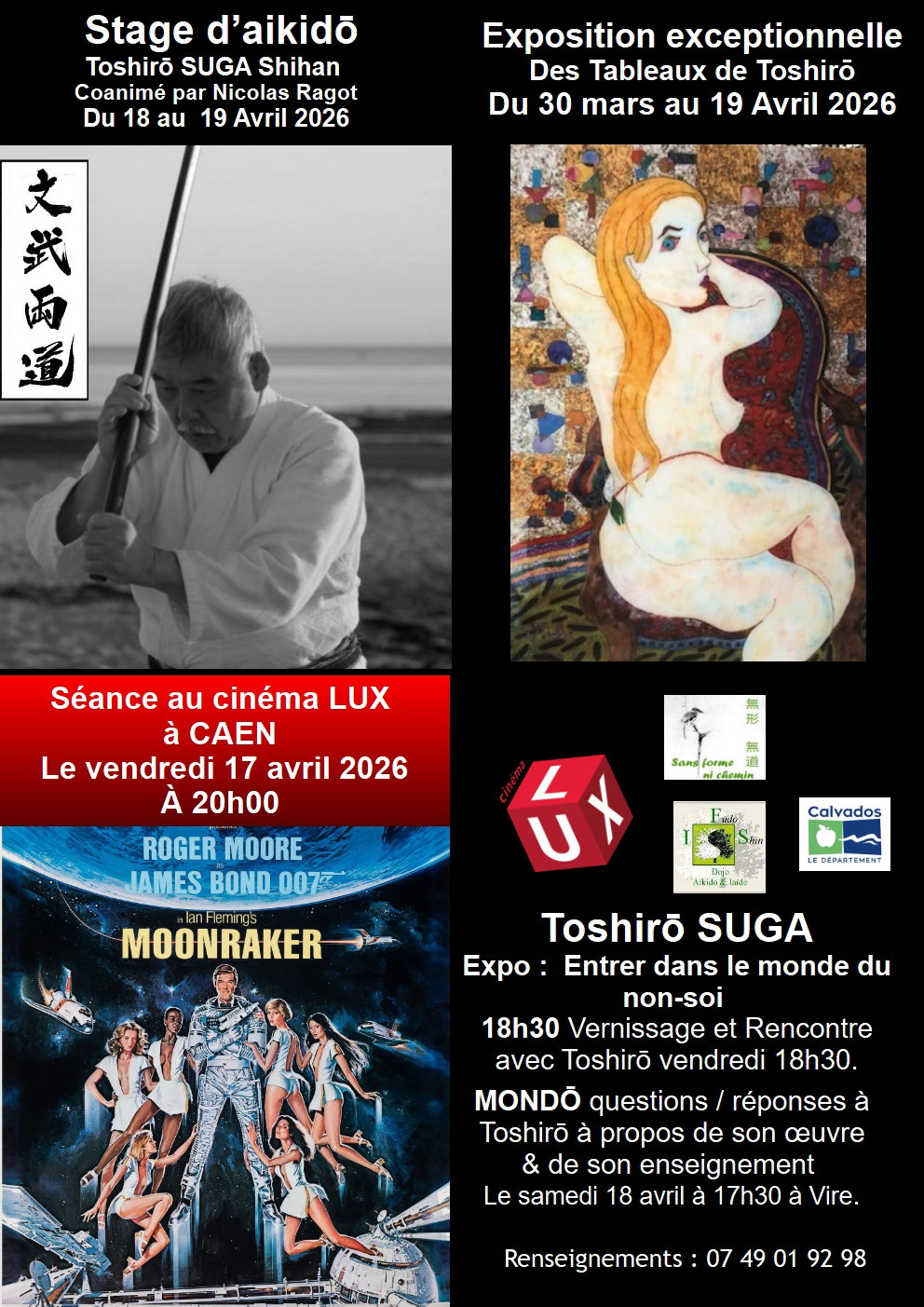 Stage BUNBU RYODO, aikidô avec Toshiro Suga Shihan