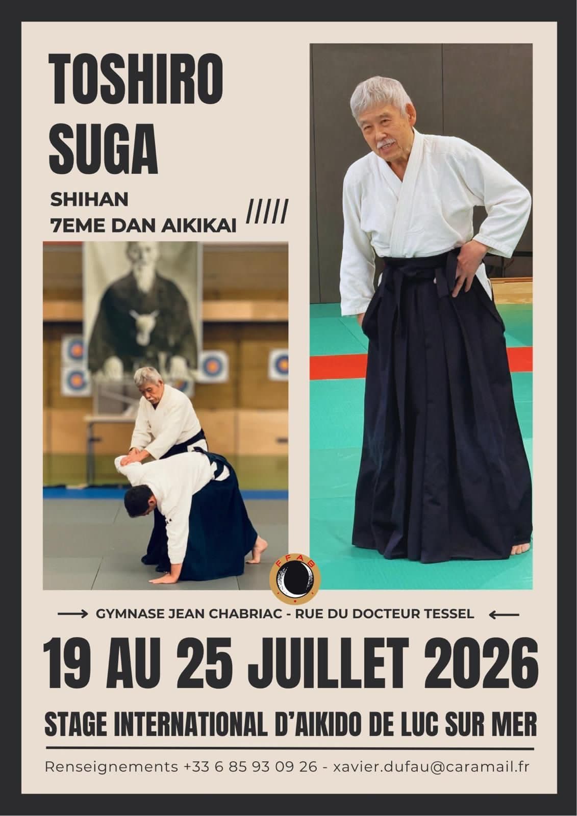 Toshiro Suga à Luc sur mer