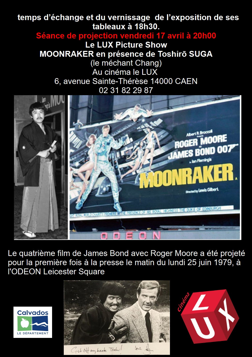 Séance Moonraker, pot et échange avec Toshirô