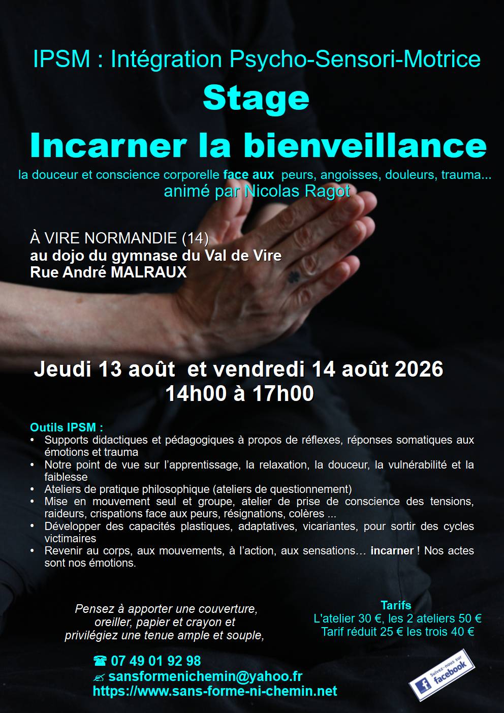 IPSM : Incarner la bienveillance prochain rdv : 13 et 14 août 2026