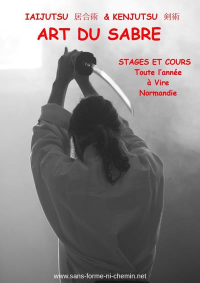 tous les mercredis de 18h30 à 20h- Art du sabre japonais 居合術 iaijutsu 剣術 kenjutsu -