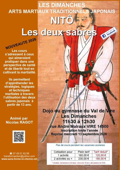 NITEN les deux sabres - les dimanches de 11h30 à 12h30