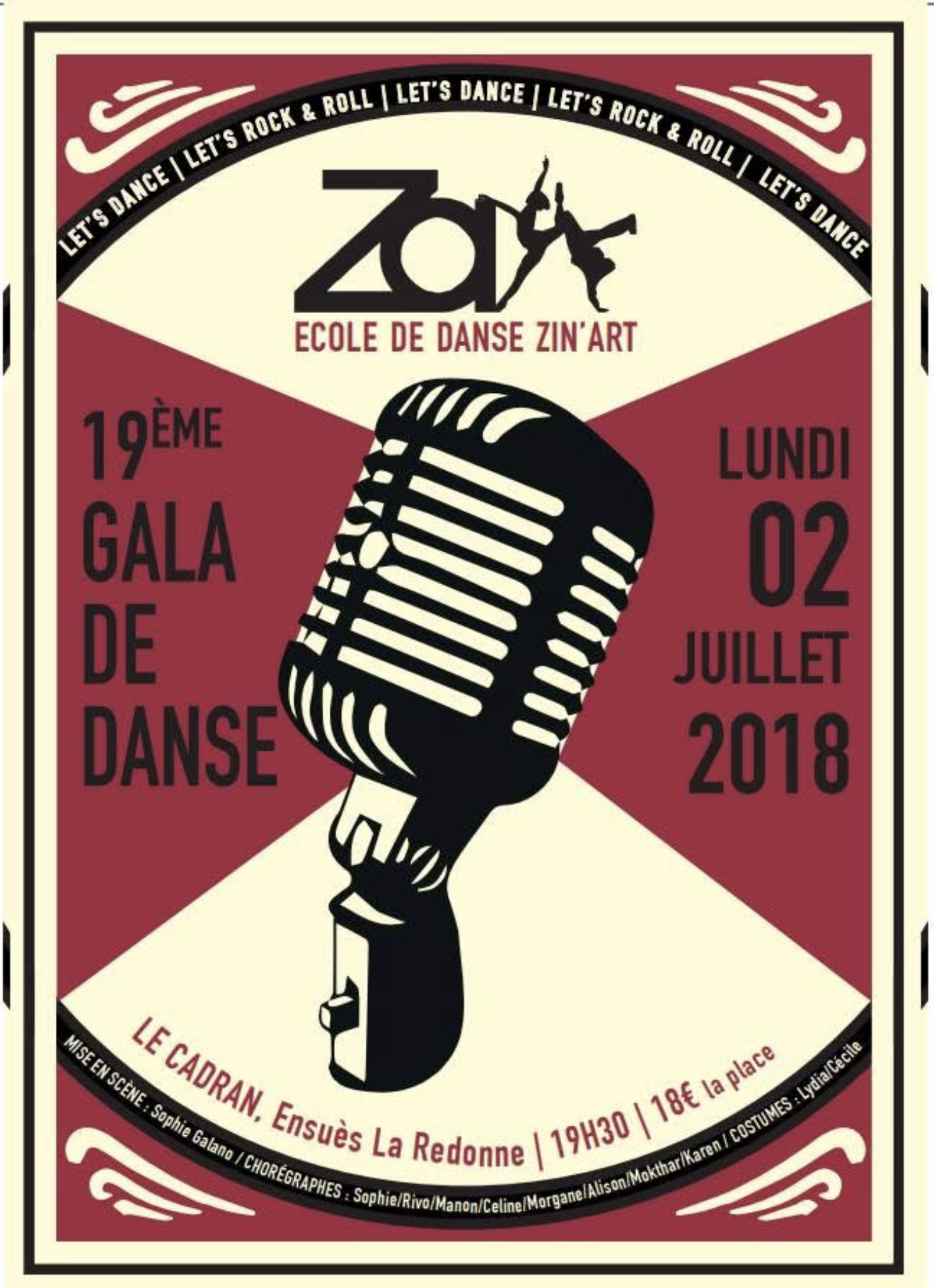 GALA 2018 L'HISTOIRE DU ROCK AND ROLL