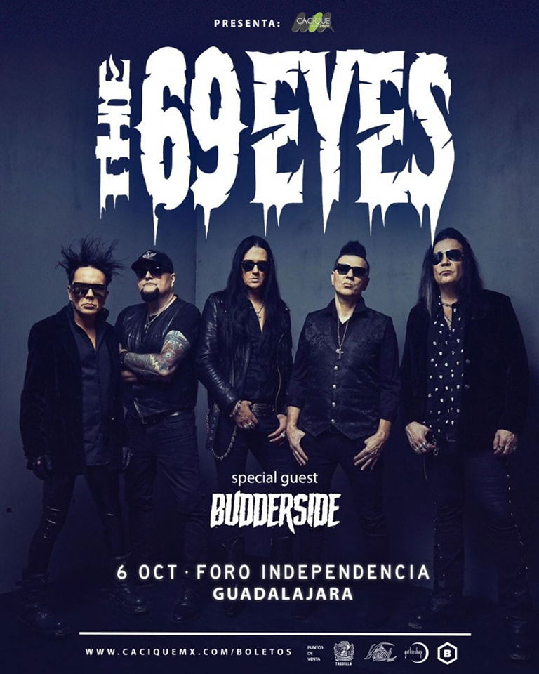 The 69 Eyes regresa a la ciudad: No te pierdas su concierto el 6 de octubre en el Foro Independencia