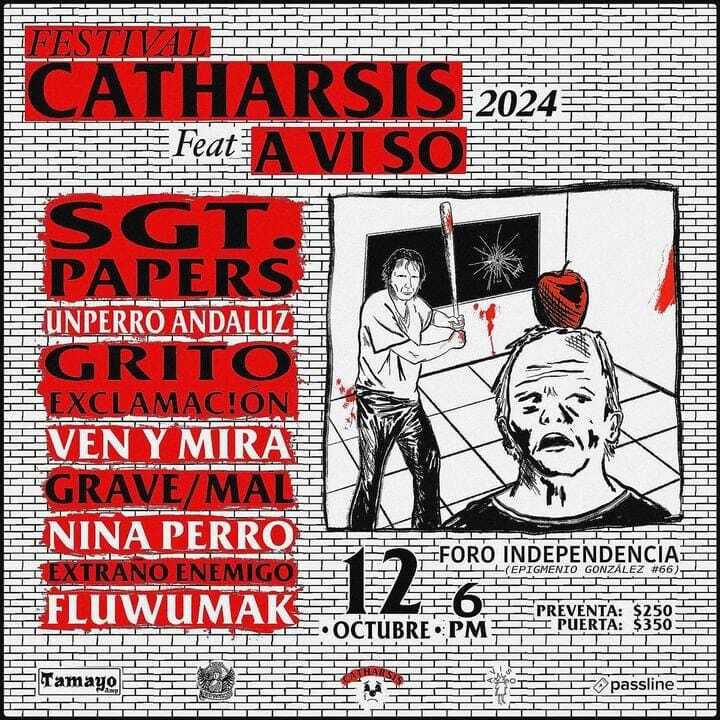 El noise y el nuevo punk mexa llegan a Guadalajara con el Festival Catharsis en el Foro Independencia