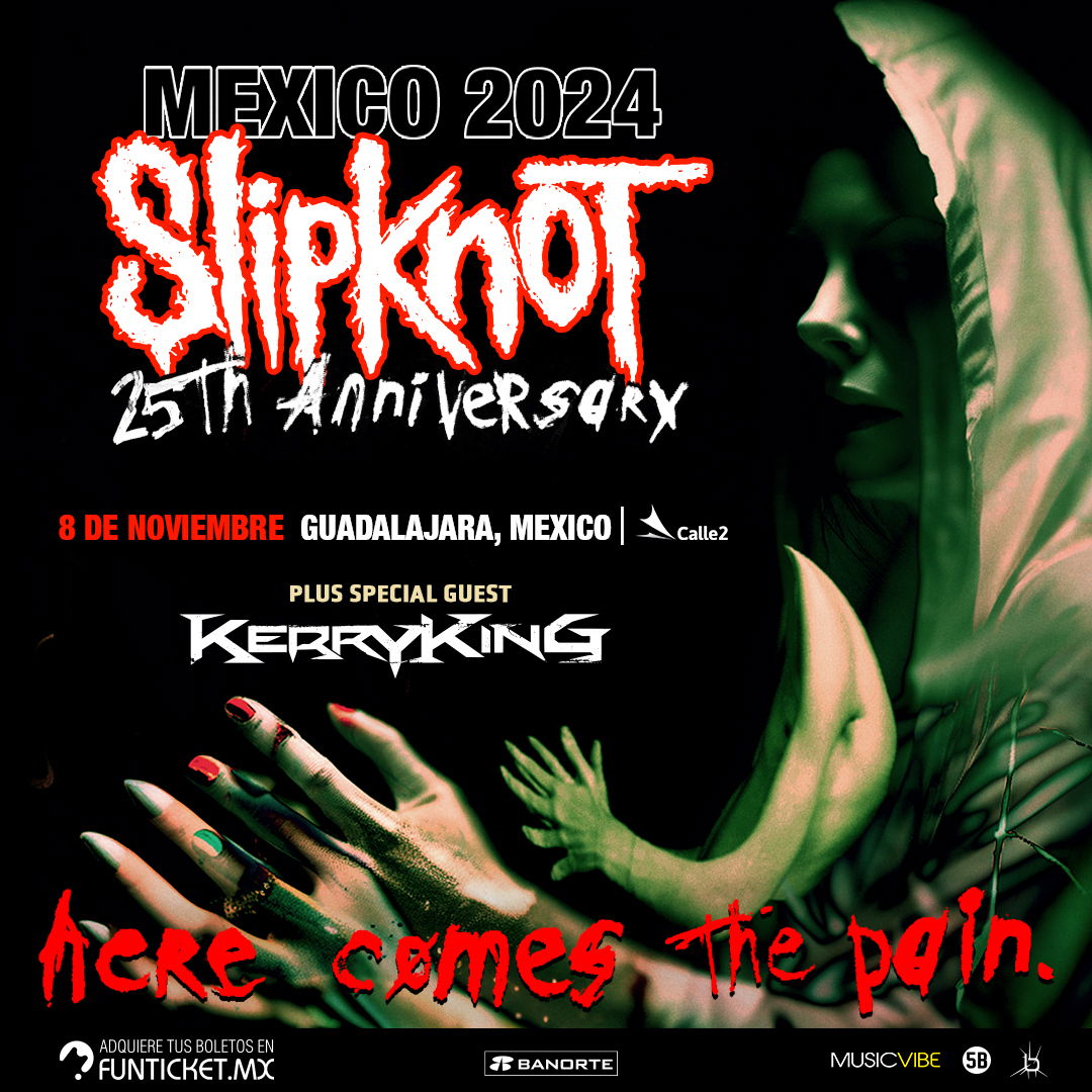 Slipknot regresa a México: 25 años de caos y metal