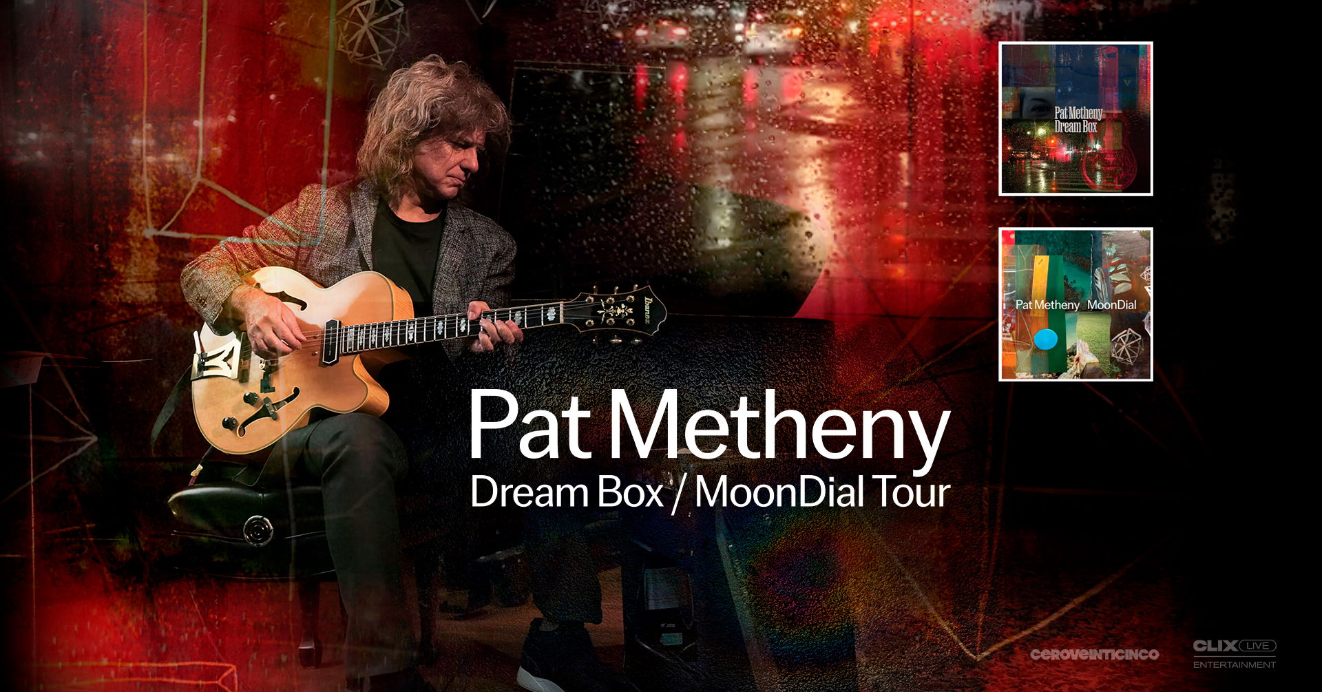 Pat Metheny llega a Guadalajara con su Dream Box / MoonDial Tour