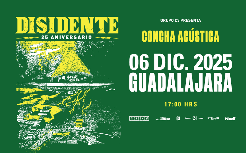 Disidente: Celebrando 25 años de rock en casa