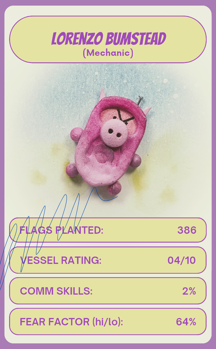 Spacekins "Top Trumps" Cards.