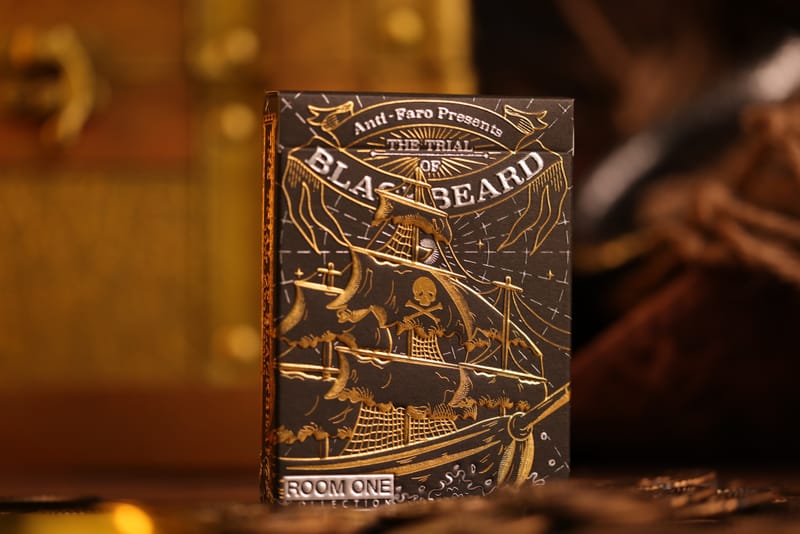 The Trial of Blackbeard Playing Cards OBSIDIAN Standard Edition Room One Cards