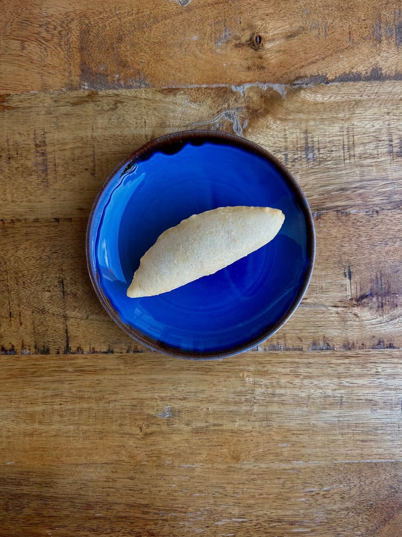 Mini panzerotti fritos una unidad