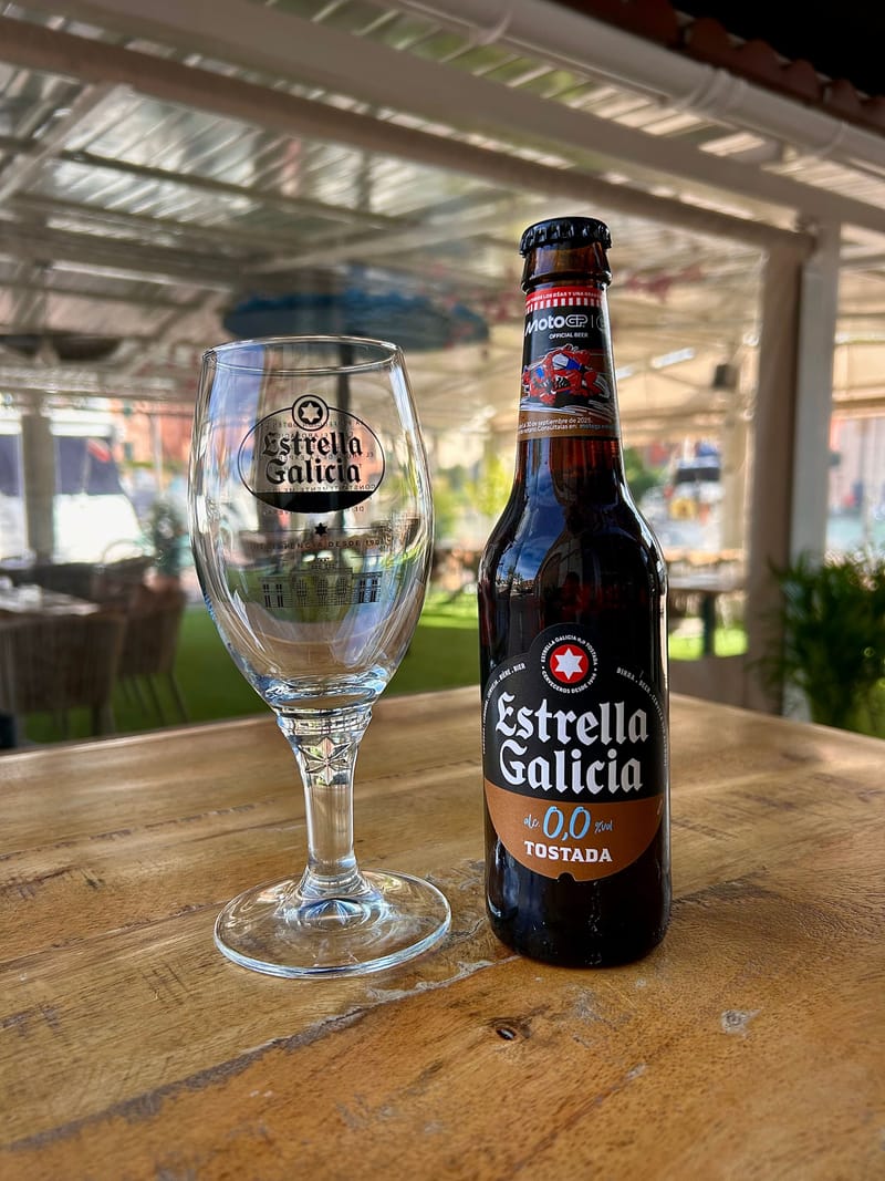 estrella galicia 0,0 tostada