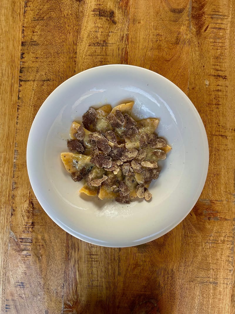 Ravioli de rabo de toro