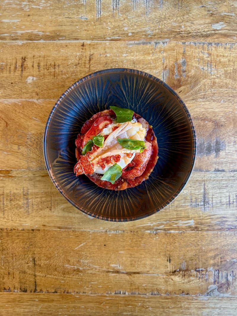 ensalada de langosta