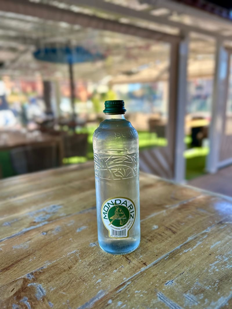 Agua mondariz con gas