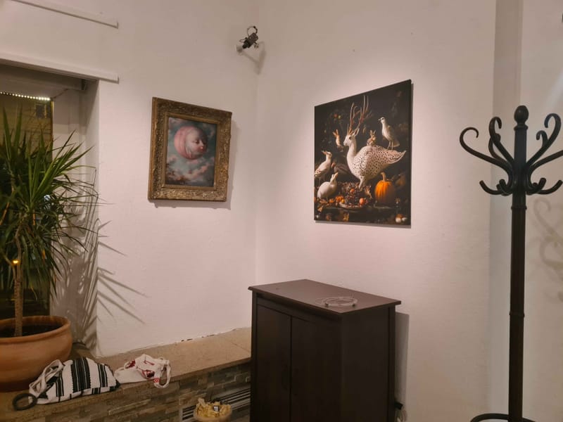 The exhibition views