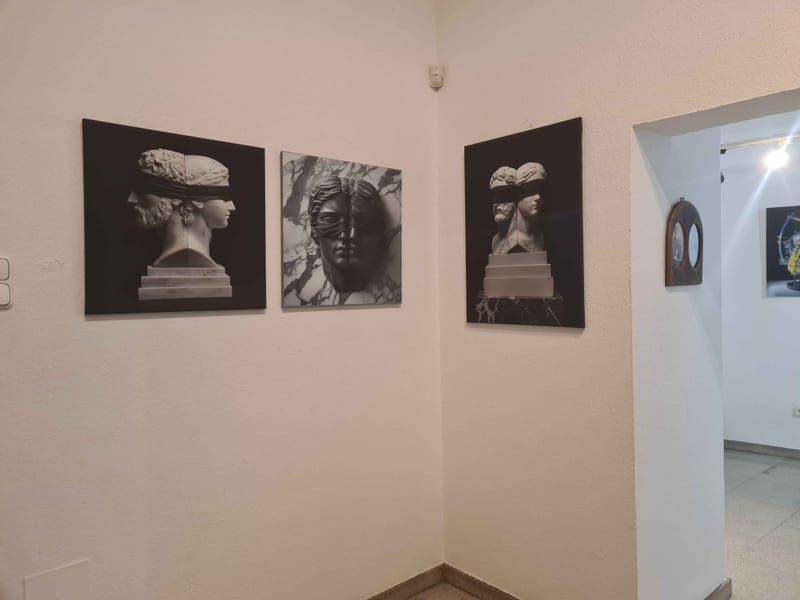 The exhibition views