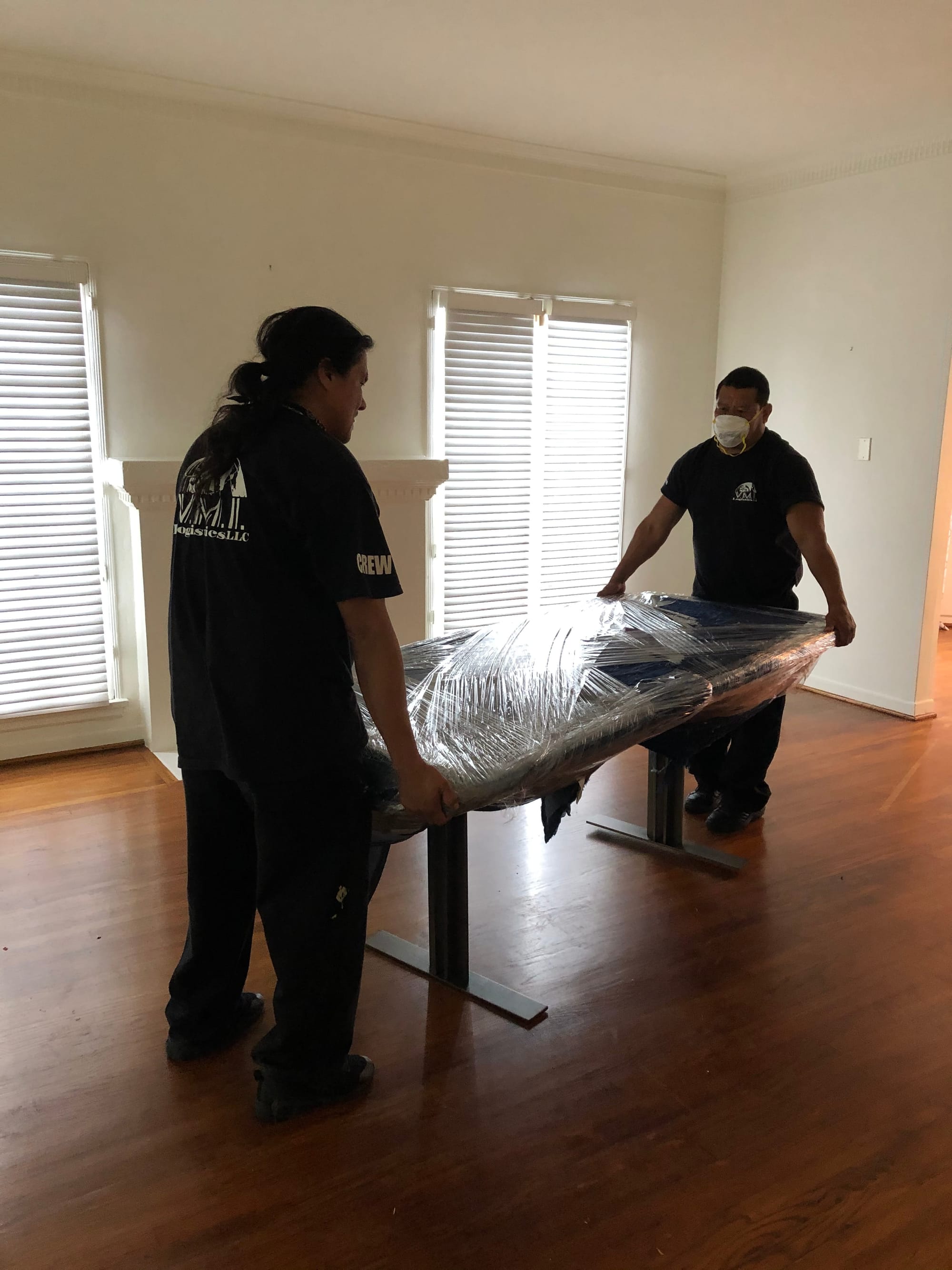 Early morning apartment move in Hollywood California