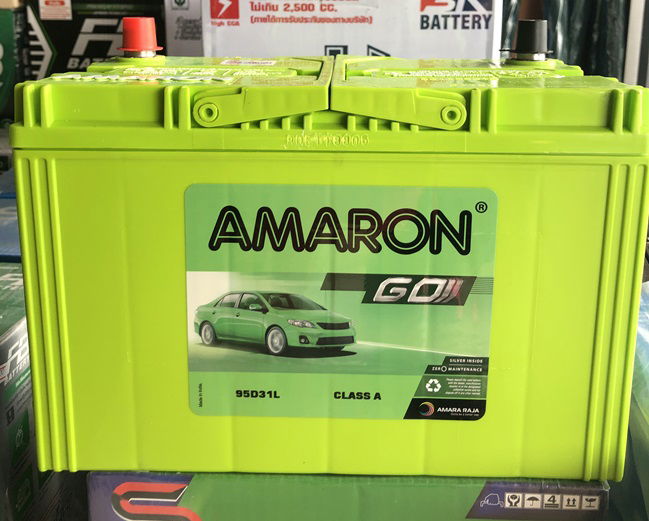 แบตเตอรี่ Amaron 95D31L 80 แอมป์ 