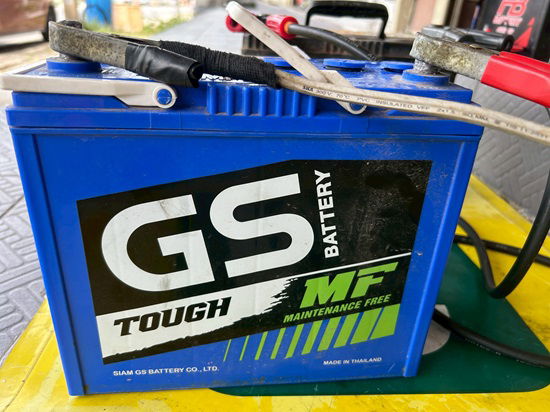 รับชาร์จแบตเตอรี่รถเก๋ง gs mfx60l