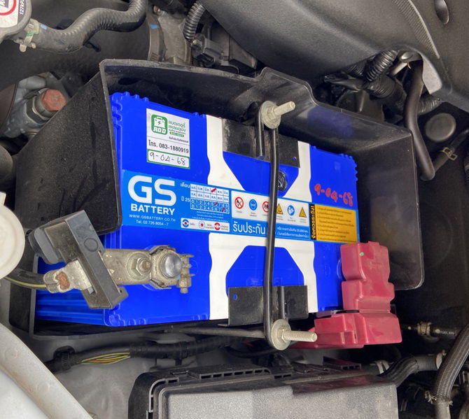 บริการเปลี่ยนแบตเตอรี่ Mutsubishi Triton  แบตเตอรี่ GS G185L