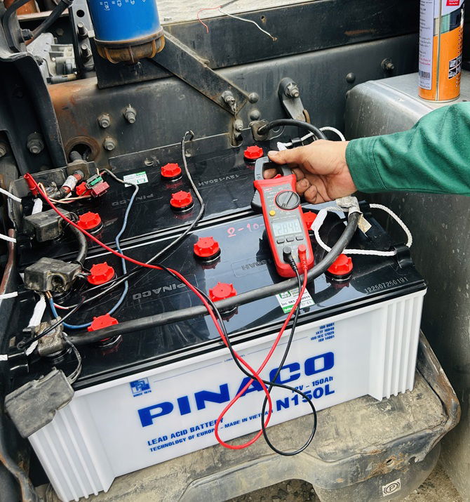 แบตเตอรี่ Scania P360 แบตเตอรี่ไฮบริด PINACO N150