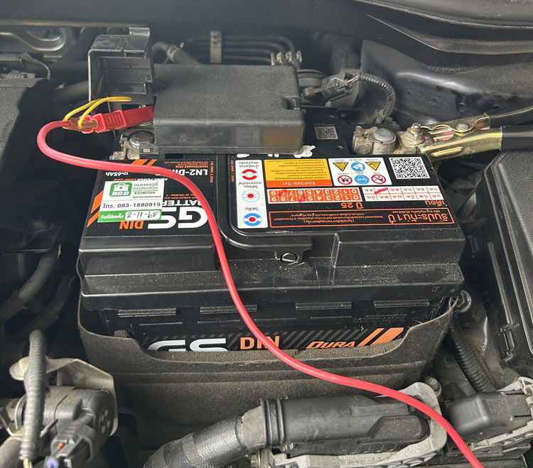 ร้านเปลี่ยนแบตเตอรี่ Toyota C-HR  แบตเตอรี่รถยนต์ GS LN2 DIN65