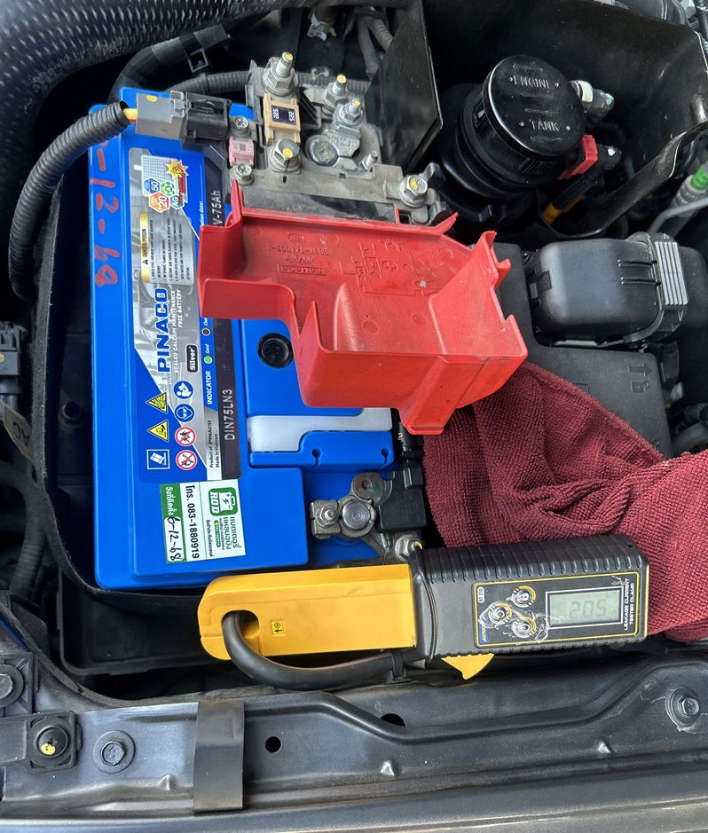 แหลมฉบังเปลี่ยนแบตเตอรี่ Ford Ranger 2.2 pinaco ln3 din75