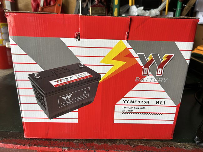 YY เบตเตอรี่  MF 175 12V 80แอมป์