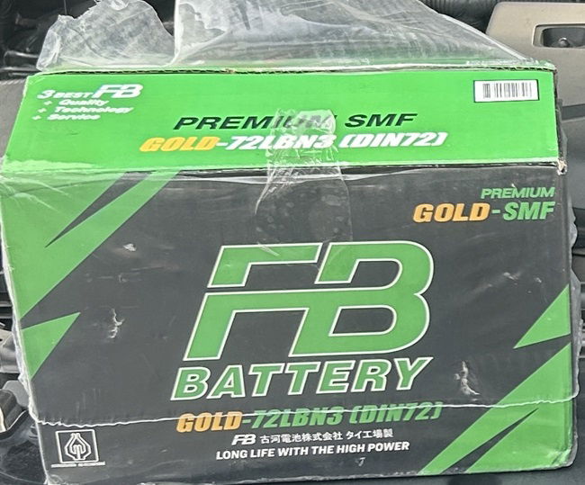 แบตเตอรี่รถยนต์ PREMIUM Gold 72LBN3 DIN72 SMF (เตี้ย)72แอมป์