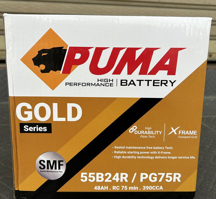 แบตเตอรี่ PUMA GOLD PG75R (55B24R) Deepal S07