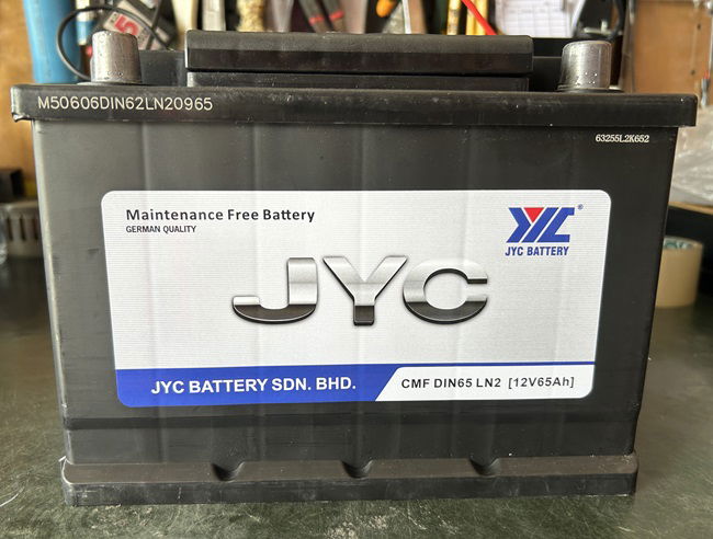 แบตเตอรี่ JYC Battery LN2 DIN65 65แอมป์