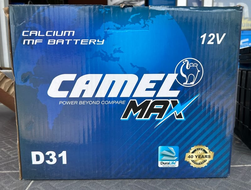 แบตเตอรี่ Camel battery 90 แอมป์ เเบตรถกระบะ