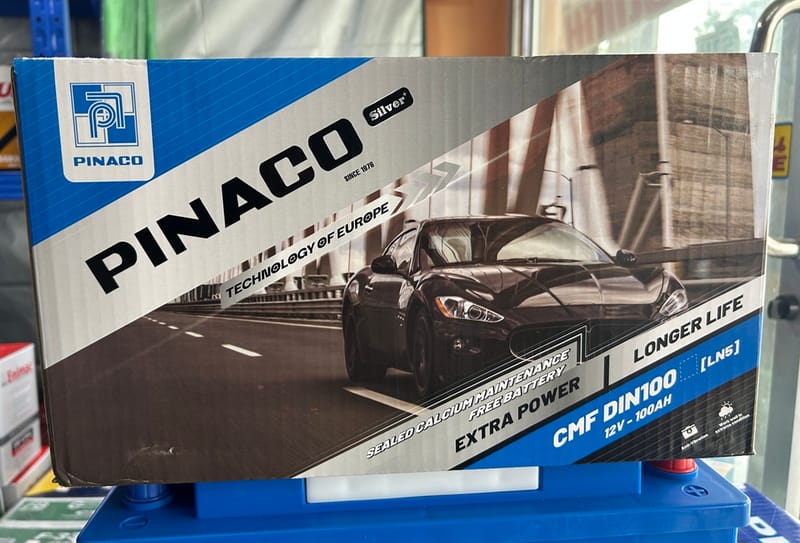 แบตเตอรี่ รถยนต์ PINACO DIN100 (LN5)
