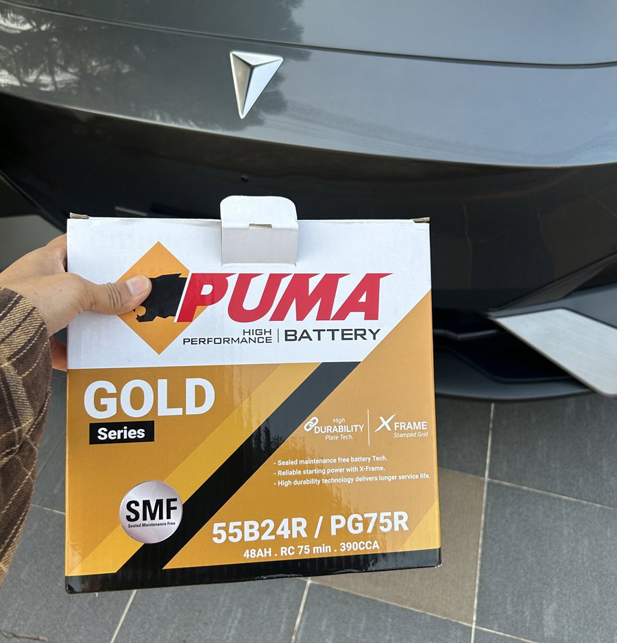 รุ่นแบตเตอรี่แนะนำสำหรับ Deepal S07 PUMA 55B24R (PG75R) – 48Ah SMF