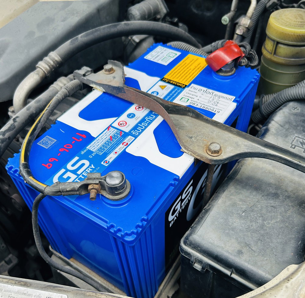 Isuzu MU-7 แบตหมด แบตเตอรี่ GS G185 85 แอมป์