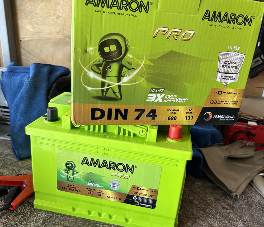 Amaron HiLife LN3 DIN74 R.O.D แบตเตอรี่แหลมฉบัง ส่งด่วน 24 ชม