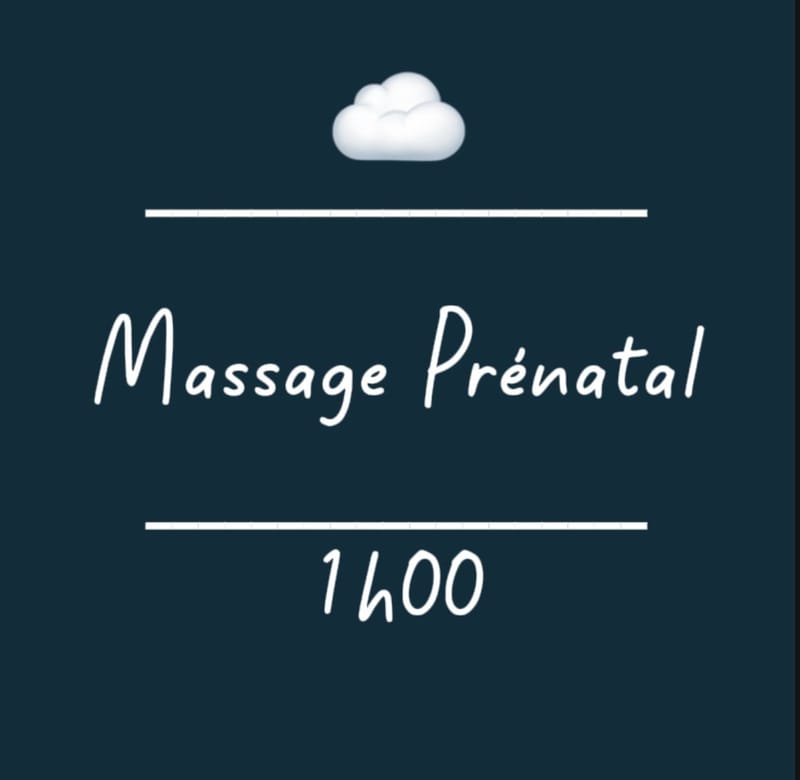 ☁️ Massage prénatal 1h00 - Un moment de douceur pour la future maman