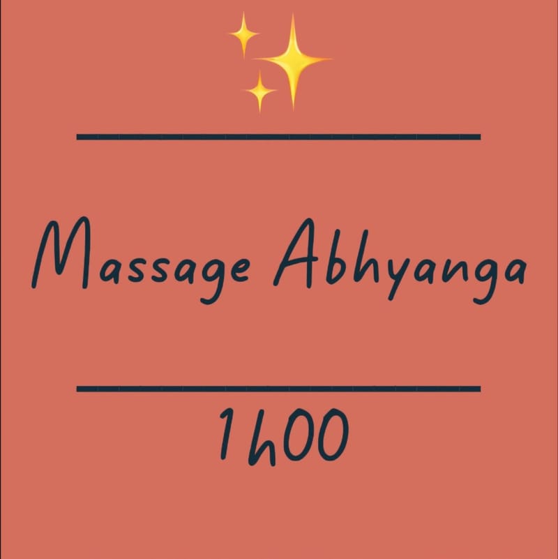 ✨Massage Abhyanga 1h00 - L’art du bien-être ayurvédique