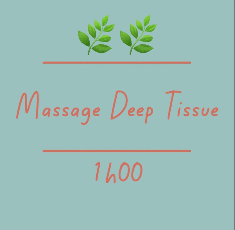 🌿 Massage Suédois Deep Tissue 1h00 – Puissance et Précision