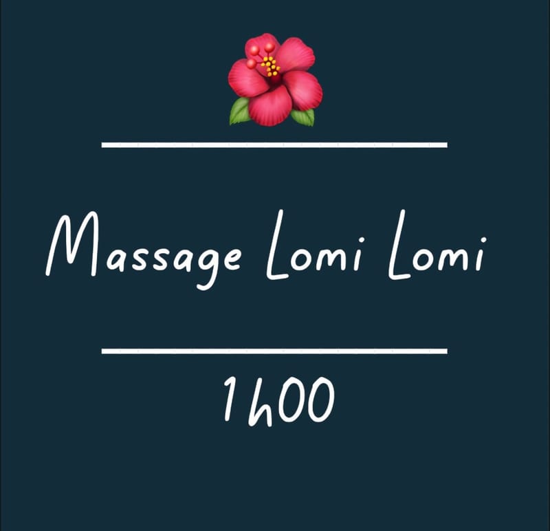 🌺 Massage Hawaïen Lomi Lomi 1h00
