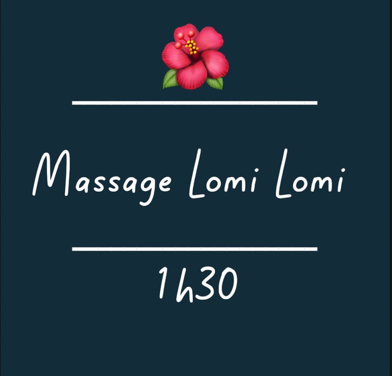 🌺 Massage Hawaïen Lomi Lomi 1h30