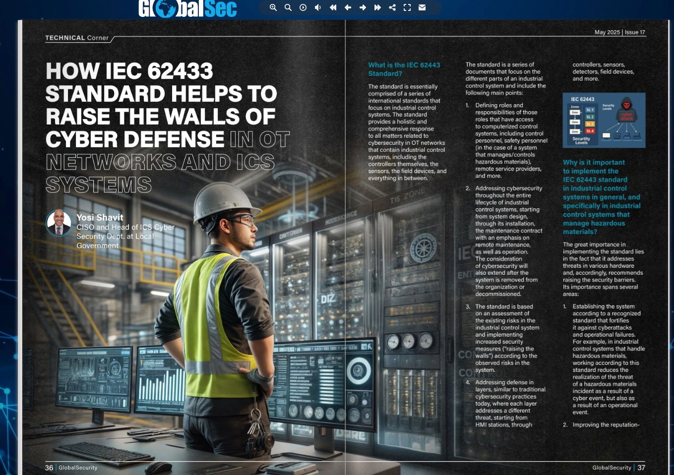 How IEC 62433 standard  helps to raise the walls of cyber defense in OT networks and ICS systems