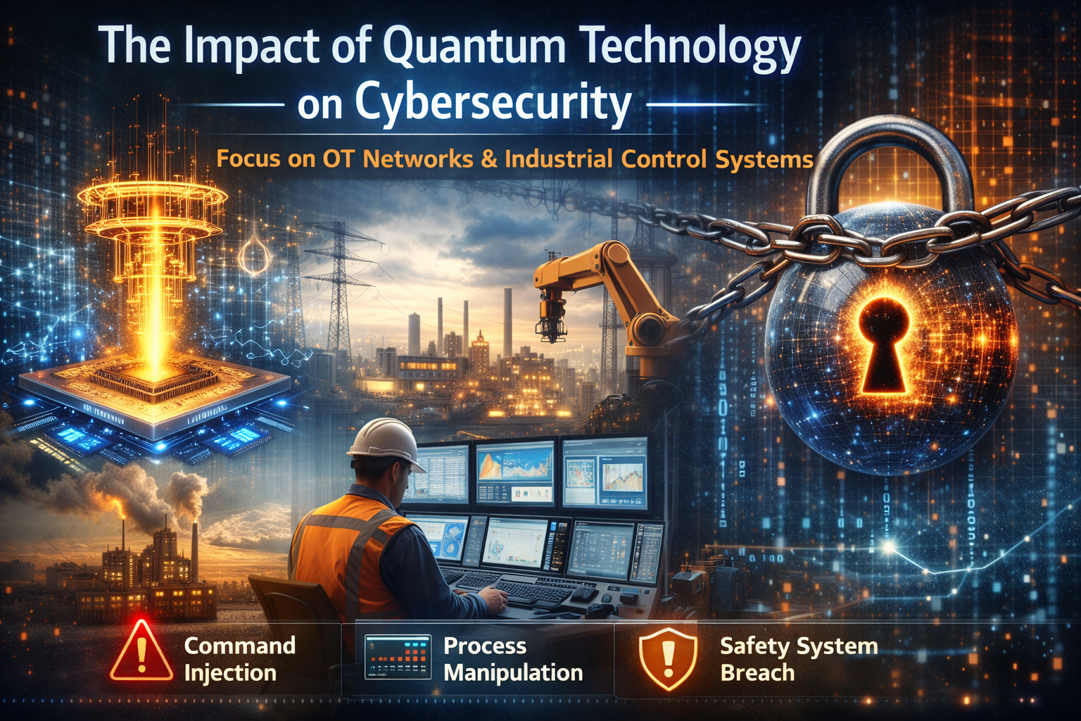 The Impact of Quantum Technology on Cybersecurity with Focus on OT Networks and Industrial Control Systems