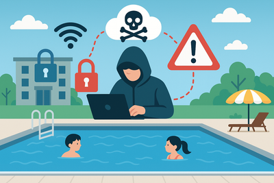 Cyber Risks in Swimming Pools Containing Hazardous Materials Managed by Industrial Control Systems